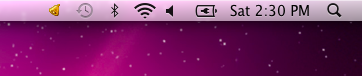 Alert Menubar Icon from Elf (Far Right)